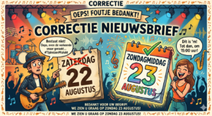 Foutje bedankt